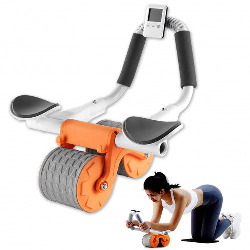 Equipo de ejercicio de rueda abdominal con soporte para codo