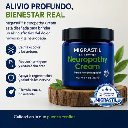 Migrastil™ | Neuropathy Cream para Recuperar tu Descanso y Movilidad 💙