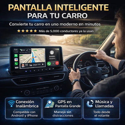 Pantalla Inteligente GPS, música, cámara y llamadas
