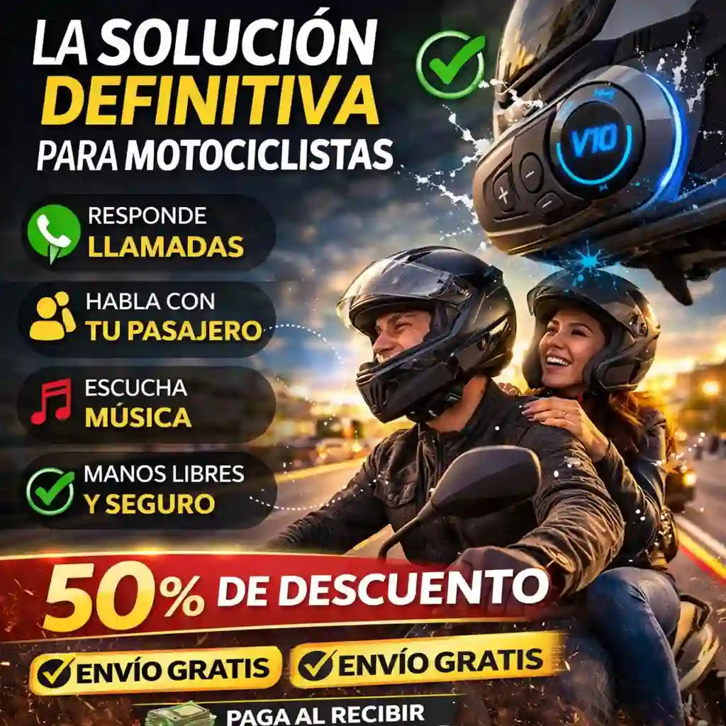 Audífonos Bluetooth para Casco: Música y Llamadas en tu Moto 🏍️🎧