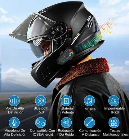 Audífonos Bluetooth para Casco: Música y Llamadas en tu Moto 🏍️🎧