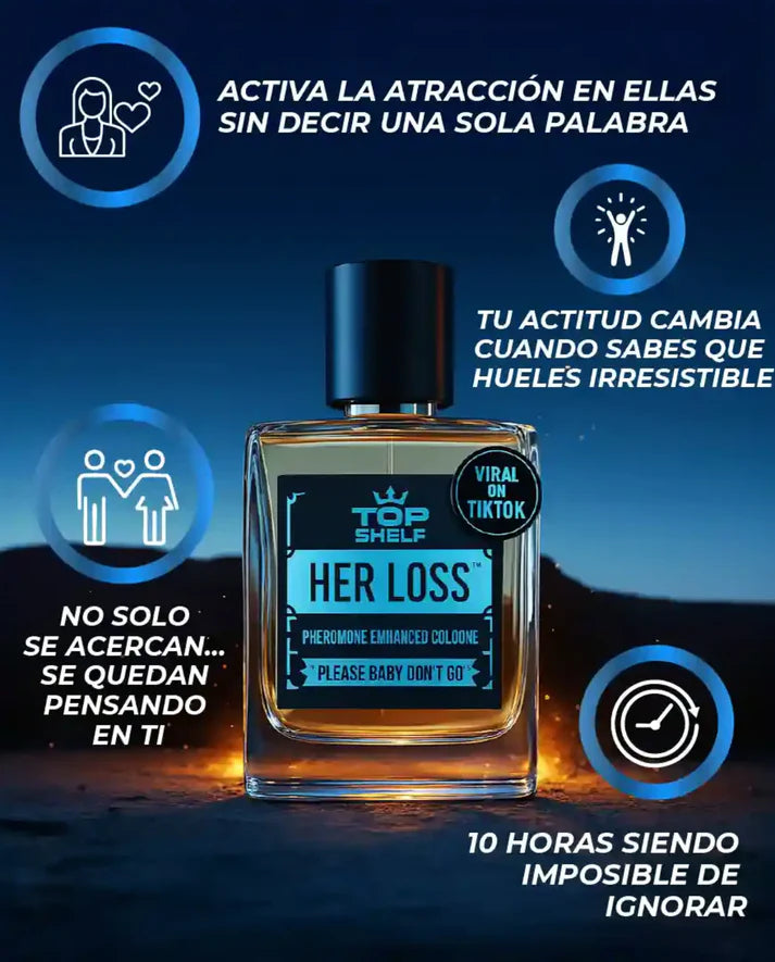 Her Loss® Perfume de Feromonas: ¡Deja de ser invisible y destaca! 🔥💎