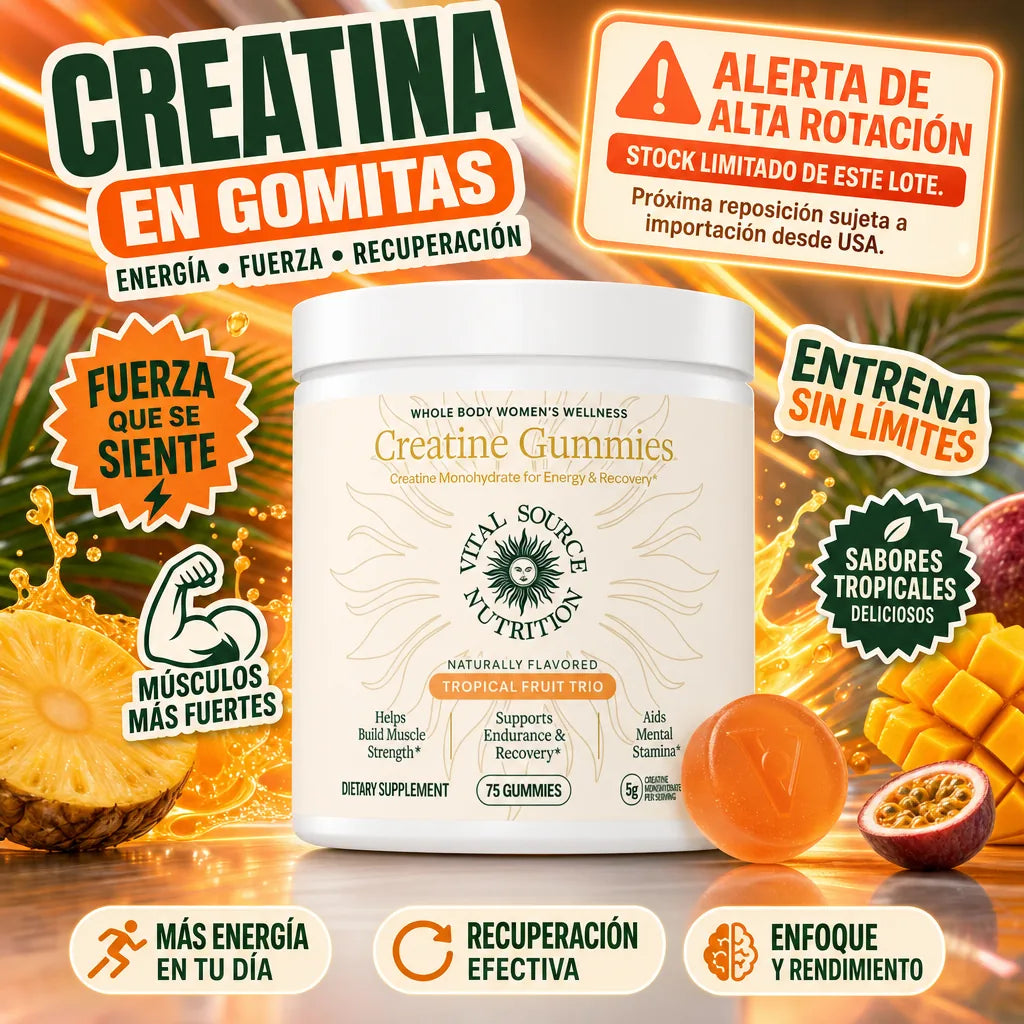 Gomitas Creatine Women — Glúteos y Piernas Firmes 🍑