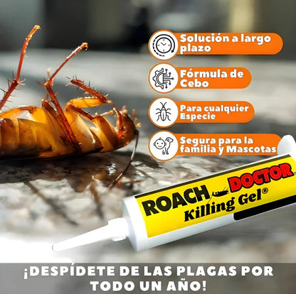 Roach Doctor Gel: Elimina Cucarachas de Raíz - ¡Efecto Inmediato! 🪳🚫