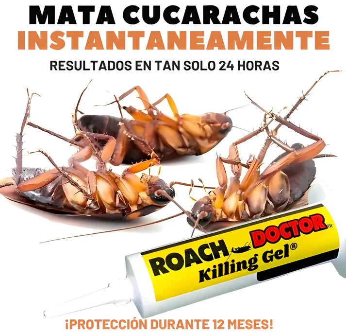 Roach Doctor Gel: Elimina Cucarachas de Raíz - ¡Efecto Inmediato! 🪳🚫